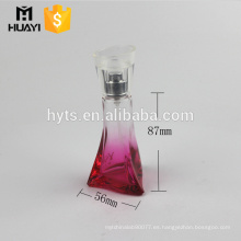 Botella de perfume de lujo coloreada gradual 50ml con el casquillo de los pp